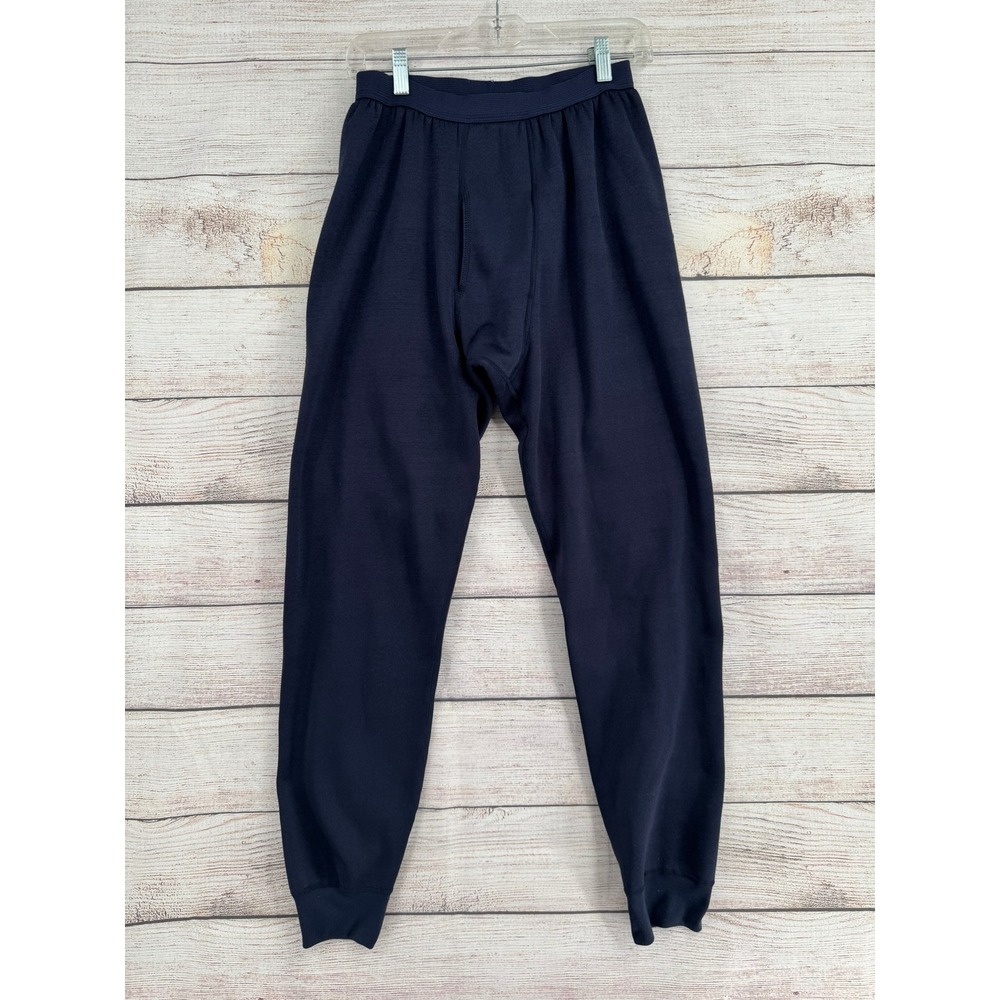 Vintage Patagonia Capilene Base Layer Pants Mens L Navy Blue 43311 Made in USA